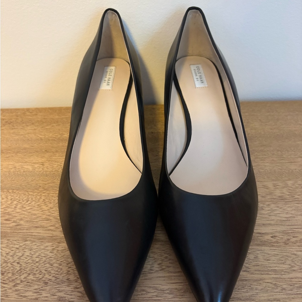 Cole Haan Elegant Black Women's Kitten Heel NWOT